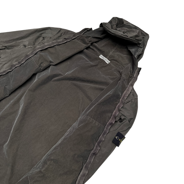 Stone Island 2005 Grey Velvet Lined Shimmer Jacket