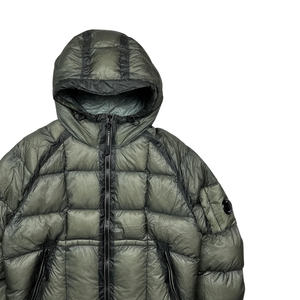 CP Company Grey D D Shell Puffer Jacket - XXL