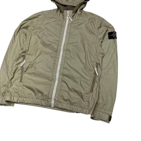 Stone Island 2017 Beige Membrana 3L TC Rain Jacket