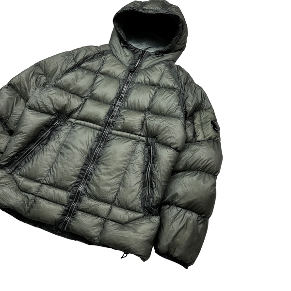 CP Company Grey D D Shell Puffer Jacket - XXL