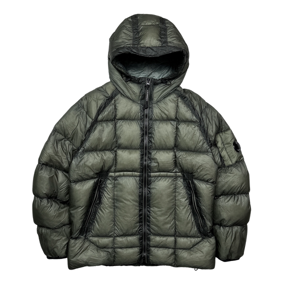 CP Company Grey D D Shell Puffer Jacket - XXL
