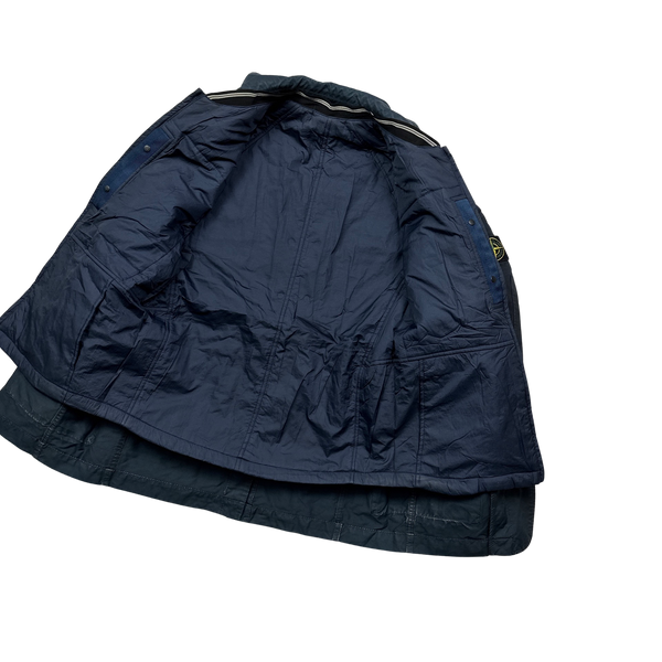 Stone Island 2010 Navy David TC Blazer Jacket With Removable Puffer - Medium