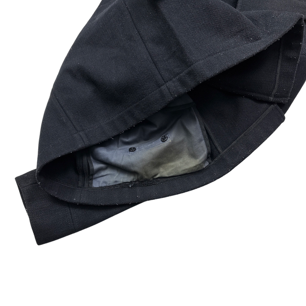 Stone Island 2012 Wool Double Breasted Pea Coat - Large