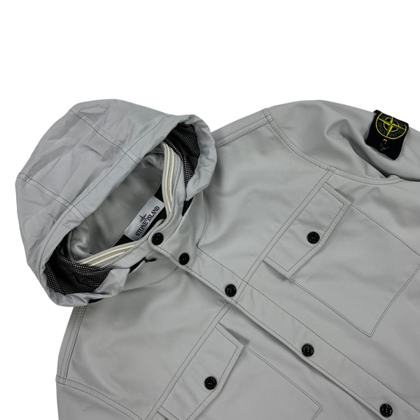 Stone Island Light Grey Soft Shell R Jacket