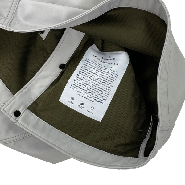 Stone Island Light Grey Soft Shell R Jacket