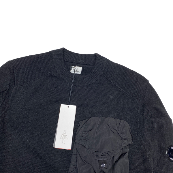 CP Company Black Knit Crewneck