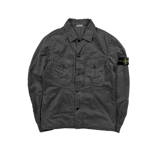 Stone Island 2008 Grey Double Lined Overshirt - Medium
