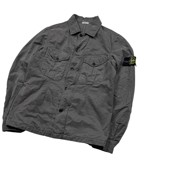 Stone Island 2008 Grey Double Lined Overshirt - Medium