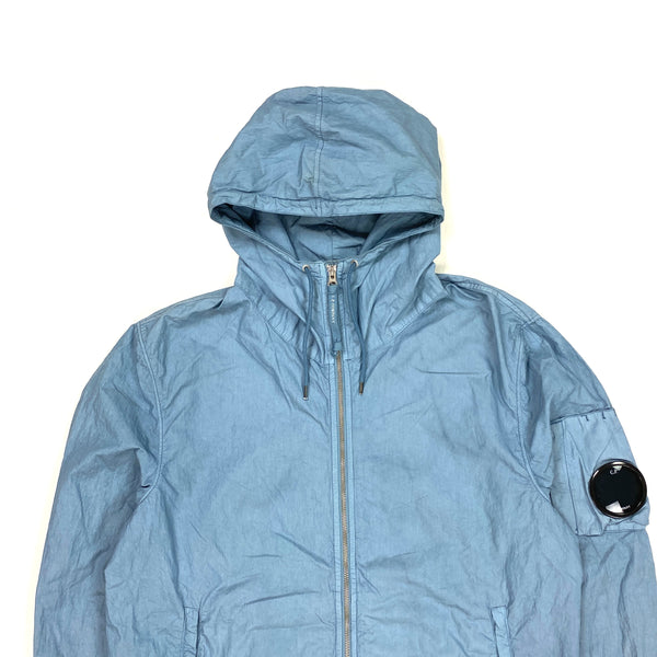 CP Company Light Blue Nylon Windbreaker Jacket
