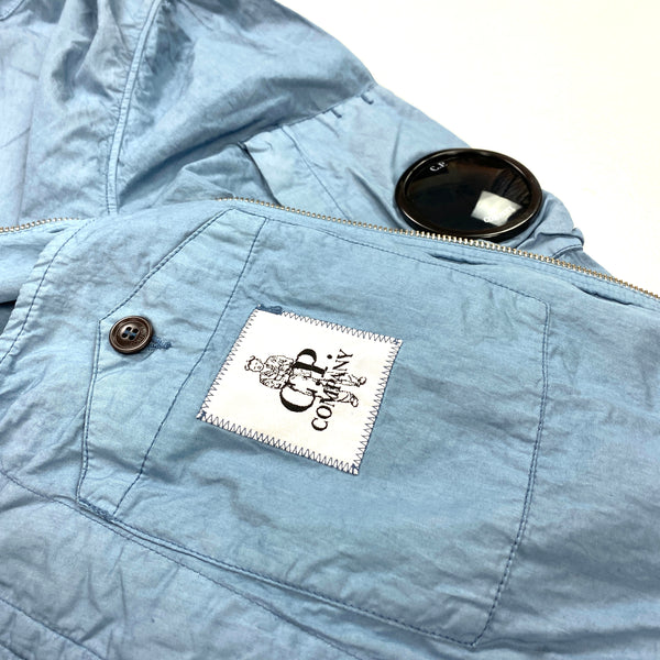 CP Company Light Blue Nylon Windbreaker Jacket
