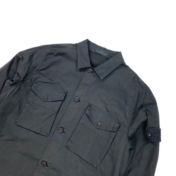 Stone Island Thick Cotton Ghost Overshirt