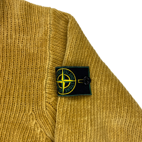 Stone Island Mustard Yellow 1997 Knitted Jumper