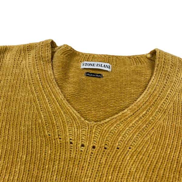 Mustard stone island 2025 jumper