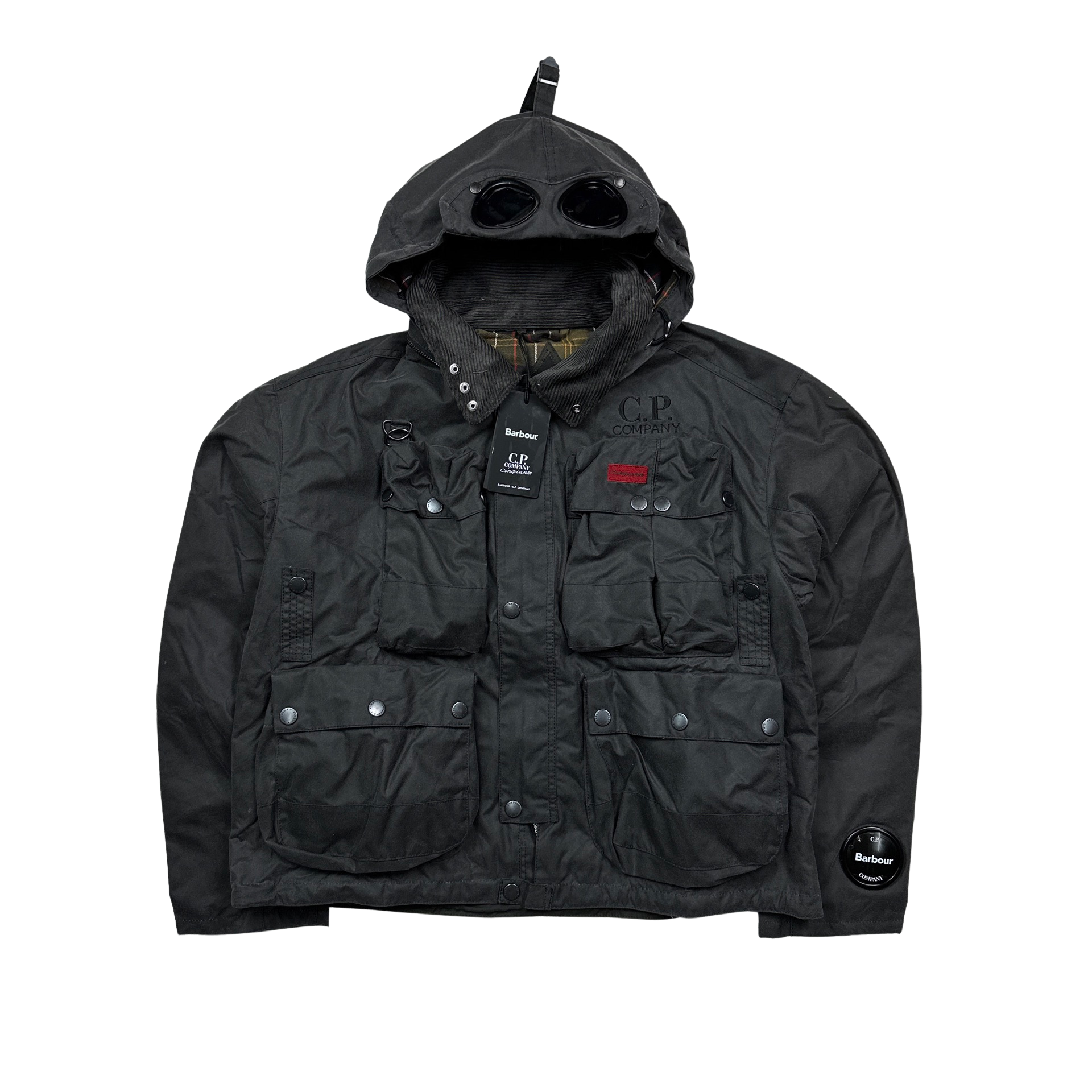 CP Company x Barbour Multi Pocket 500 Mille Waxed Jacket