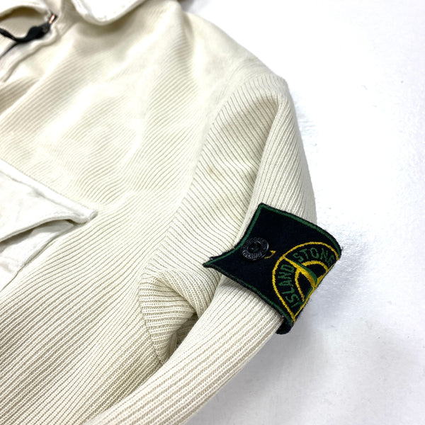 Stone Island Vintage Ribbed Cotton Zipped Overshirt