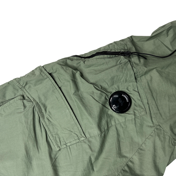 CP Company Tapered Fit Olive Green Cargo Trousers - 34"