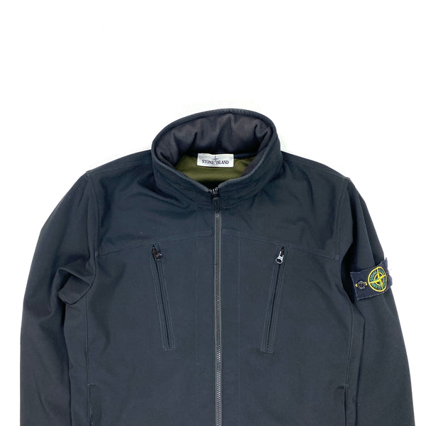 Stone Island Navy Light Soft Shell R Jacket