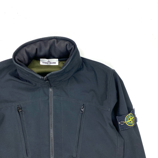 Stone Island Navy Light Soft Shell R Jacket