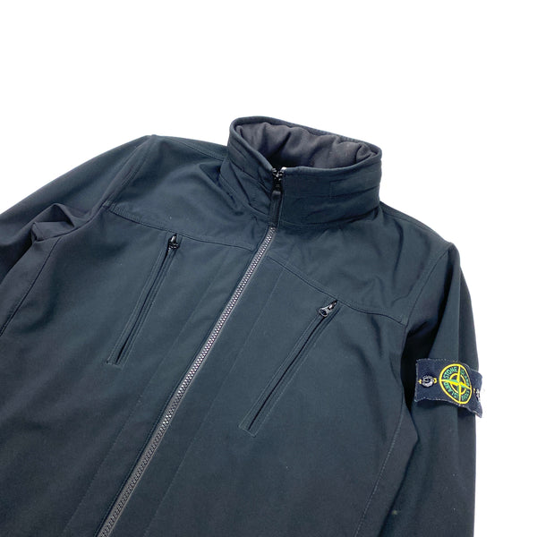 Stone Island Navy Light Soft Shell R Jacket