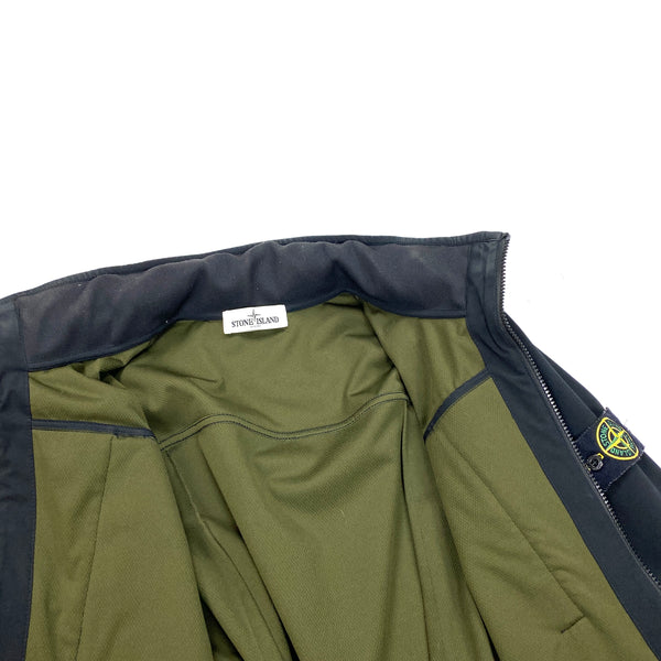 Stone Island Navy Light Soft Shell R Jacket