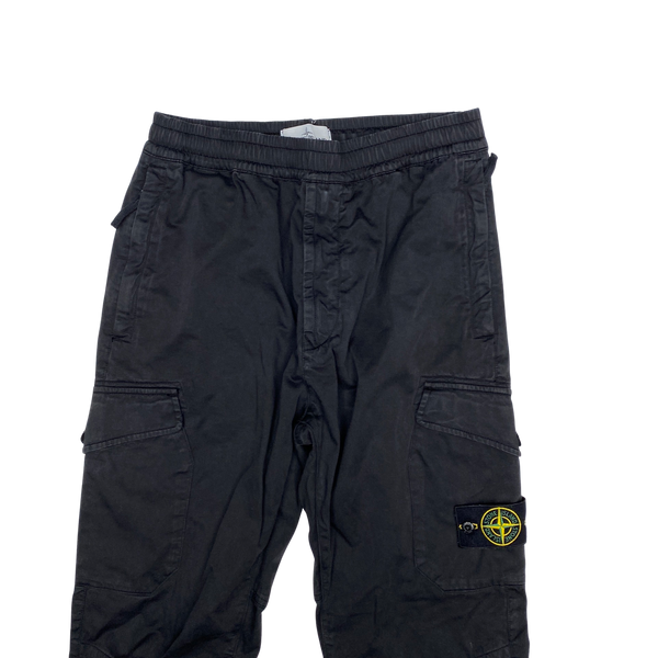 Stone Island 2020 Re T Black Cargo Trousers