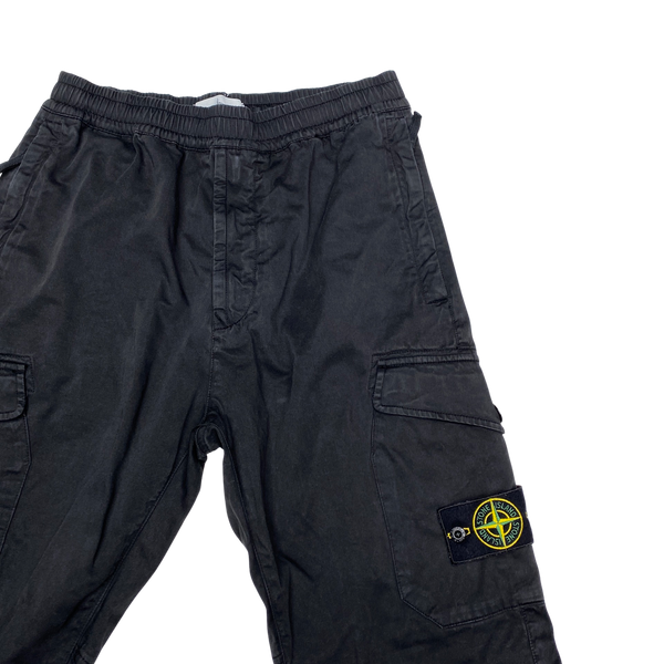 Stone Island 2020 Re T Black Cargo Trousers
