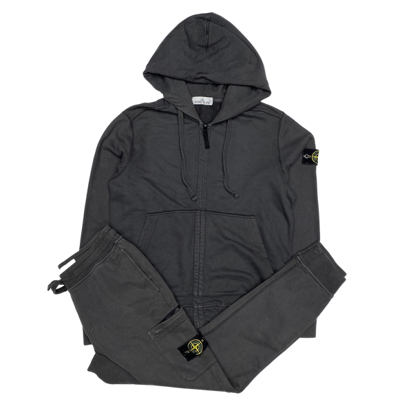 Stone Island 2018 Dark Grey Tracksuit Set