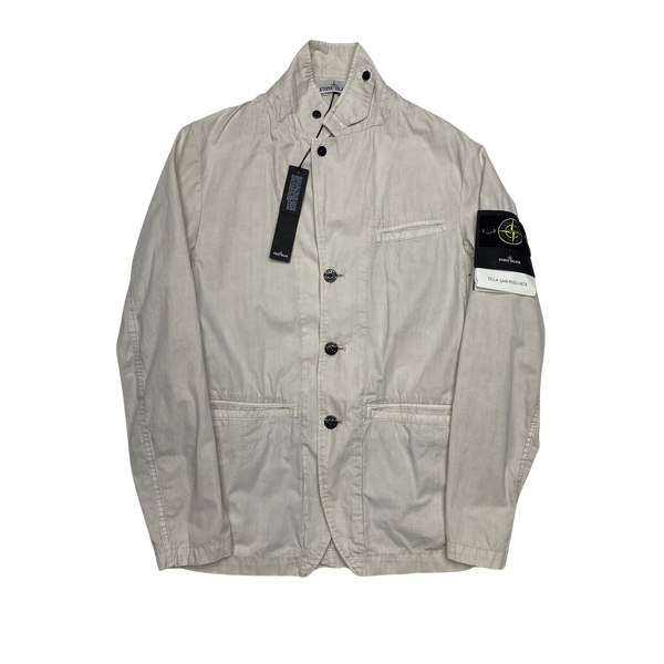 Stone Island Cream Tela Smerigliata Jacket