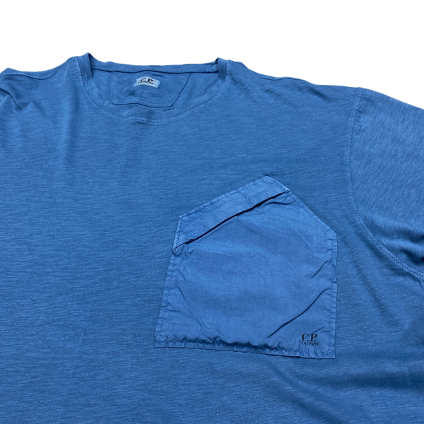 CP Company Blue Cotton T Shirt