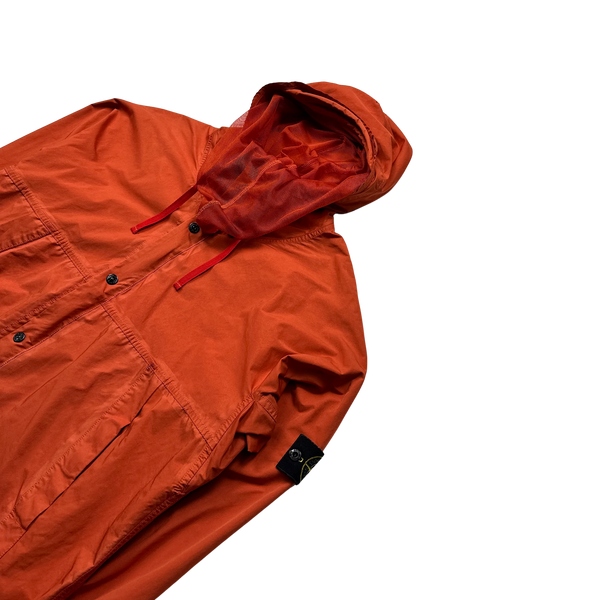 Stone Island 2006 Orange Bee Keeper Jacket - XXL