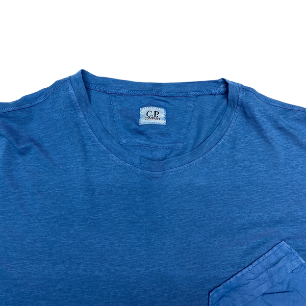 CP Company Blue Cotton T Shirt