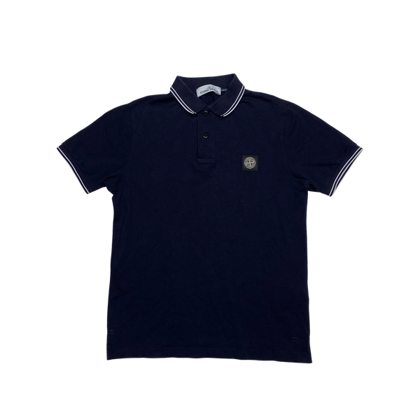 Stone Island 2018 Dark Navy Slim Fit Polo