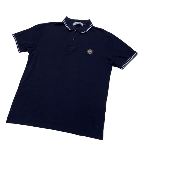 Stone Island 2018 Dark Navy Slim Fit Polo