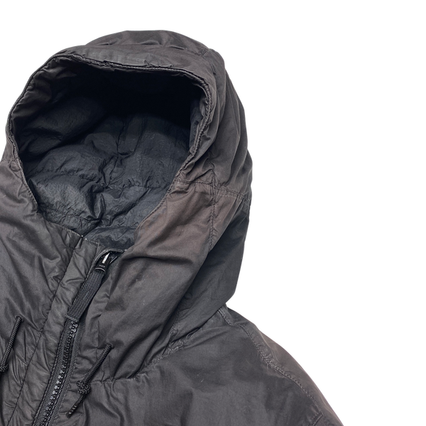 Stone Island Dark Grey Garment Dyed Puffer Jacket