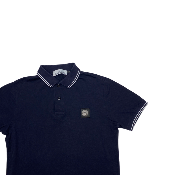 Stone Island 2018 Dark Navy Slim Fit Polo