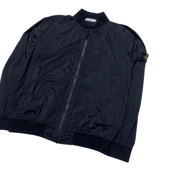Stone Island 2020 Black Skin Touch Nylon TC Jacket