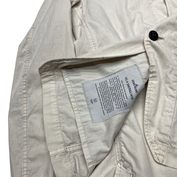 Stone Island Cream Tela Smerigliata Jacket