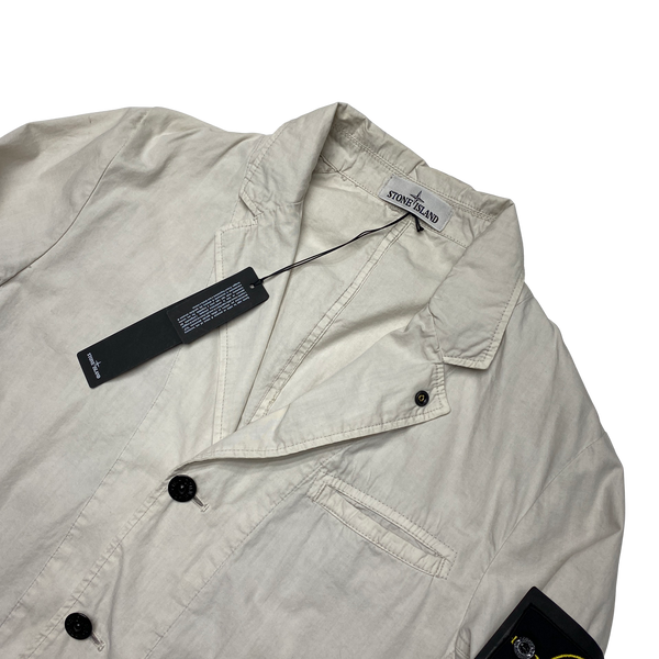 Stone Island Cream Tela Smerigliata Jacket