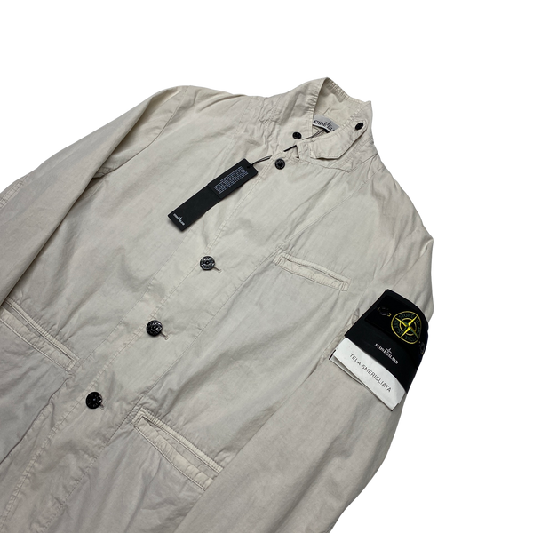 Stone Island Cream Tela Smerigliata Jacket