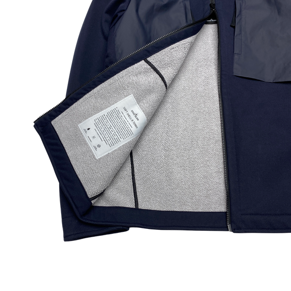 Stone Island 2016 Navy Soft Shell R Terry Jacket