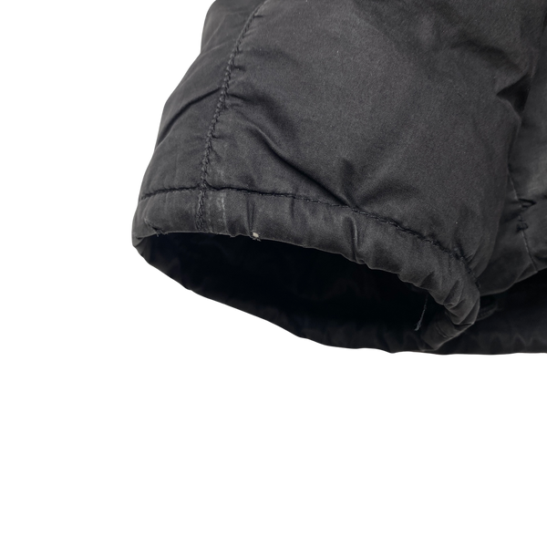 Stone Island Dark Grey Garment Dyed Puffer Jacket