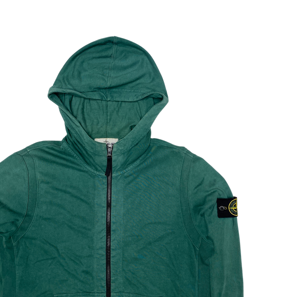 Stone Island 2013 Green Zipped Hoodie