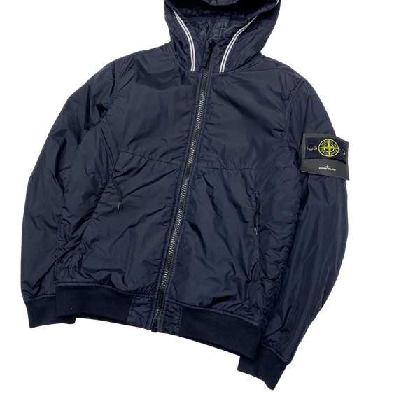 Stone Island 2020 Navy Primaloft Lined Crinkle Jacket