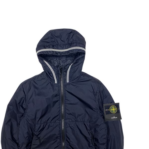 Stone Island 2020 Navy Primaloft Lined Crinkle Jacket