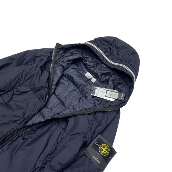 Stone Island 2020 Navy Primaloft Lined Crinkle Jacket