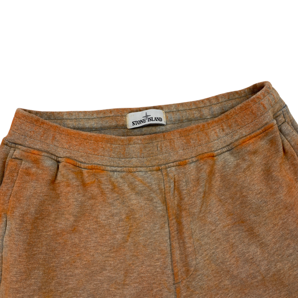 Stone Island Orange Dust Treatment Cotton Joggers