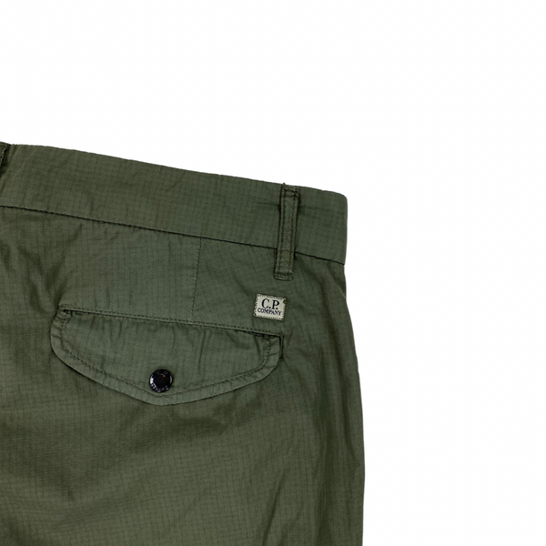 CP Company Olive Green Nylon Cargo Trousers