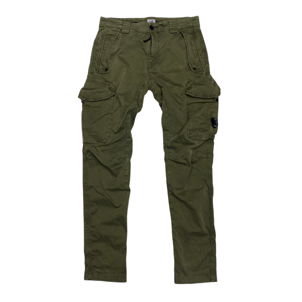CP Company Khaki Ergonomic Fit Cargo Trousers