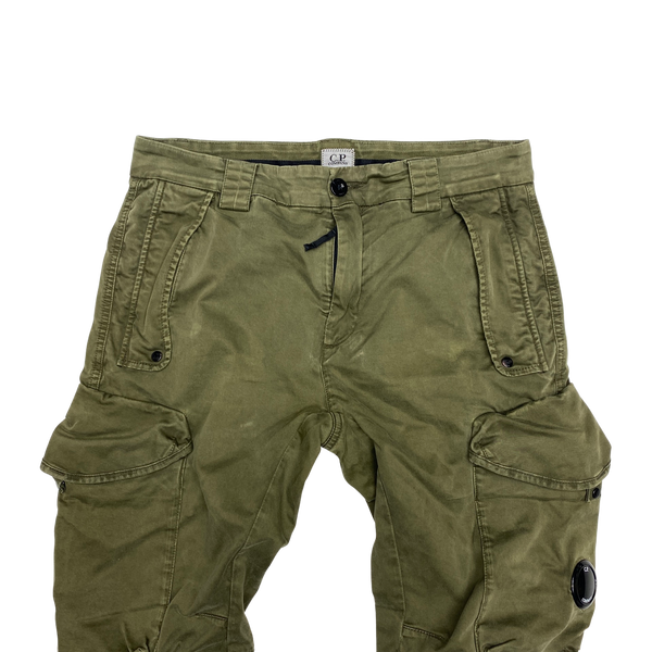 CP Company Khaki Ergonomic Fit Cargo Trousers