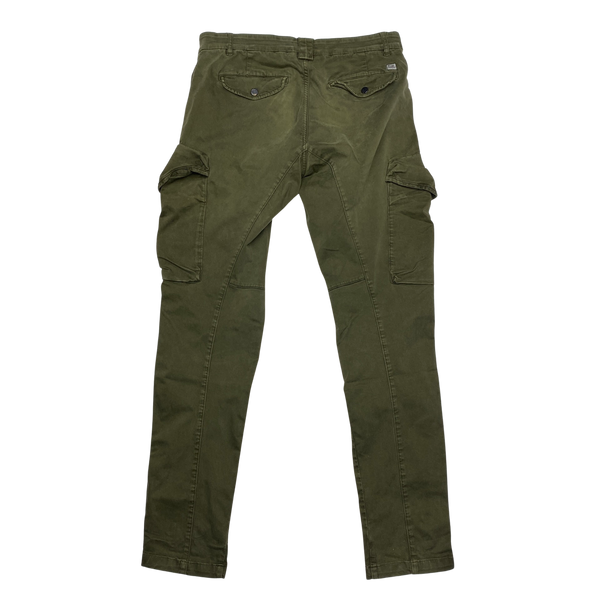 CP Company Khaki Ergonomic Fit Cargo Trousers